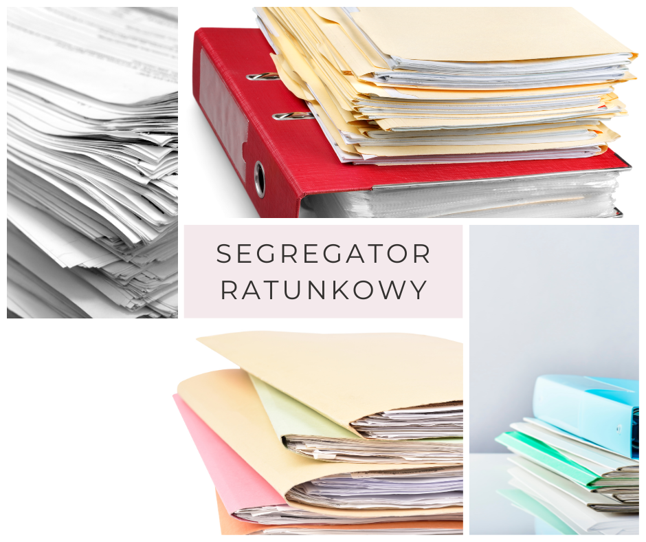 segregator ratunkowy, segregator awaryjny, co zabrać ze sobą przy ewakuacji, Naturalnie Poukładane, decluttering, odgracanie Starogard Gdański, decluttering Trójmiasto