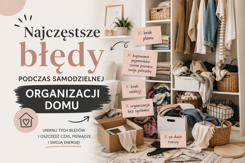 błędy w samodzielnej organizacji przestrzeni; naturalnie poukładane organizacja przestrzeni trójmiasto blog o organizacji